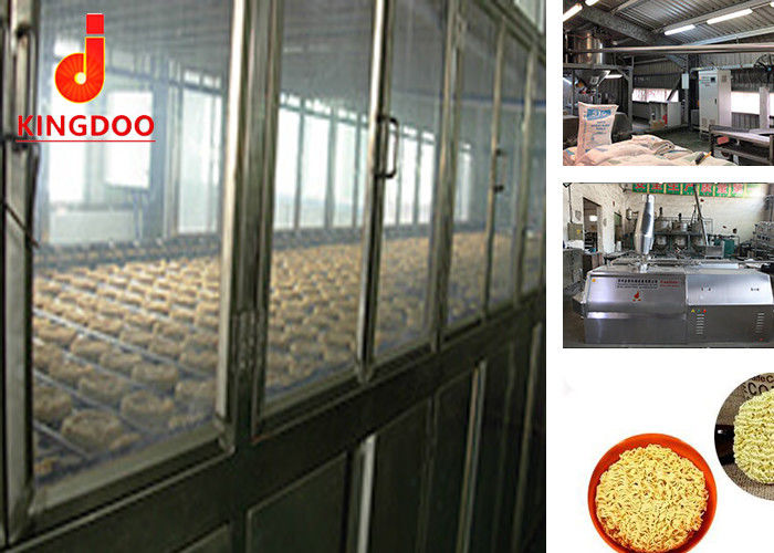 Máquina de los tallarines de taza de 4 trabajadores, dimensión del taller de la máquina de proceso de los tallarines los 75*5*5m